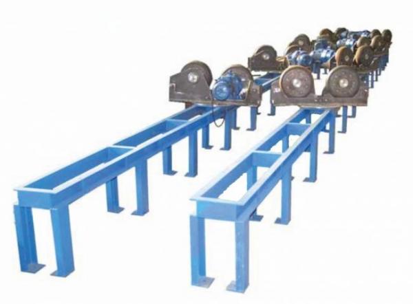 Колесный рольганг для подачи трубы