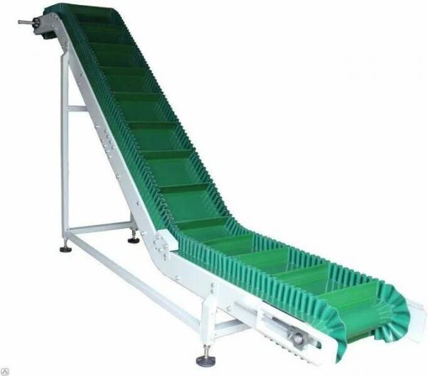 Конвейер ленточный с гофробортами